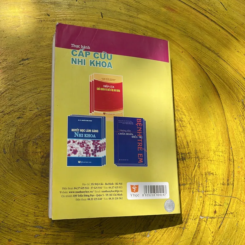 THỰC HÀNH CẤP CỨU NHI KHOA- GS.TS. NGUYỄN CÔNG KHANH- GS.TSKH. LÊ NAM TRÀ 712072