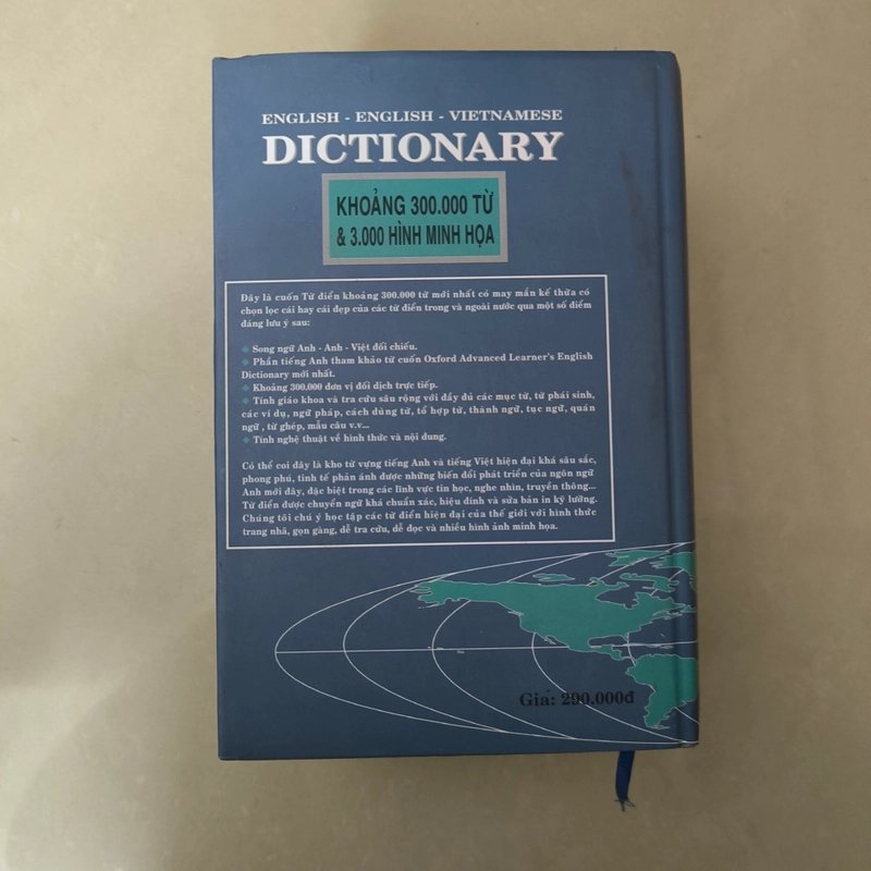 (Bìa cứng) Từ điển Anh - Anh - Việt Khoảng 300.000 từ & 3.000 hình minh hoạ - Giá bìa 290k 319974