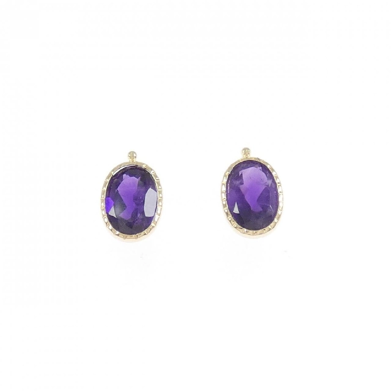 K10YG Amethyst Bông tai - Hàng hiệu Chính hãng 867557