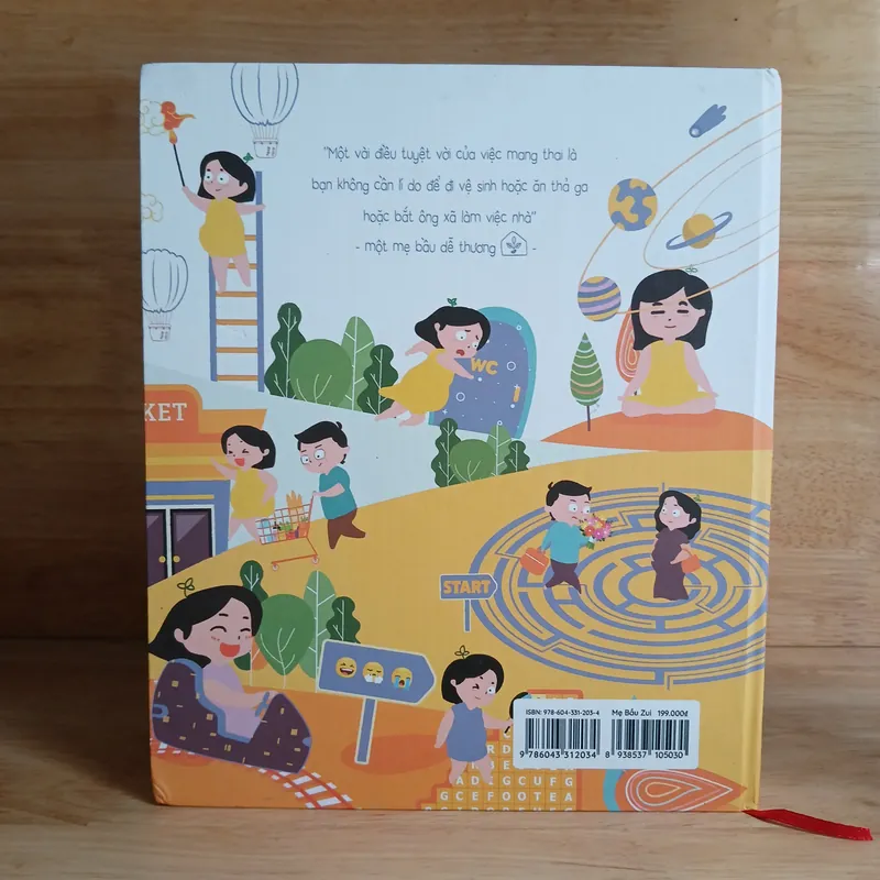 Mẹ Bầu Zui (Tô Màu - Puzzle - Trắc Nghiệm - Các Hoạt Động) - Nhà Đậu 559763
