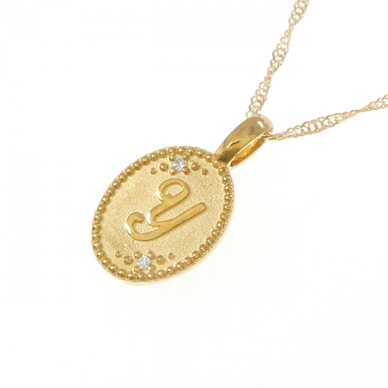 K24YG/K18YG Chữ cái Y Dây chuyền kim cương 0.01CT - Hàng hiệu Chính hãng 856741