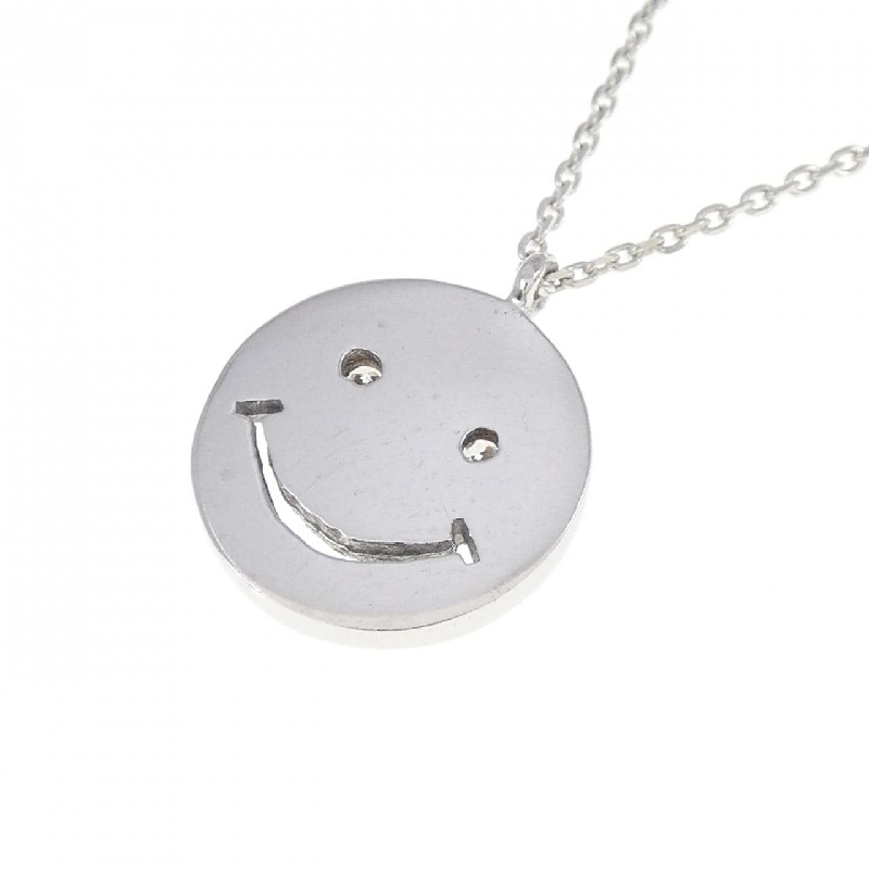 K10WG Vòng cổ kim cương nụ cười 0.03CT - Hàng hiệu Chính hãng 867577