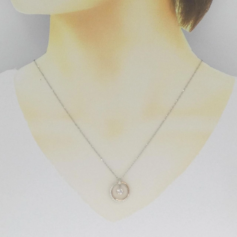 K18WG/K18PG Dây chuyền kim cương 0.30CT - Hàng hiệu Chính hãng 864286