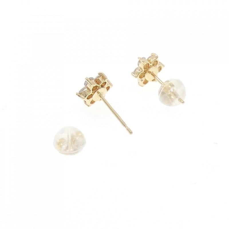 K18YG Bông tai hoa kim cương 0.50CT - Hàng hiệu Chính hãng 865960