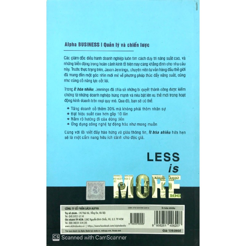 Less Is More - Ít Hóa Nhiều - Jason Jennings 143790