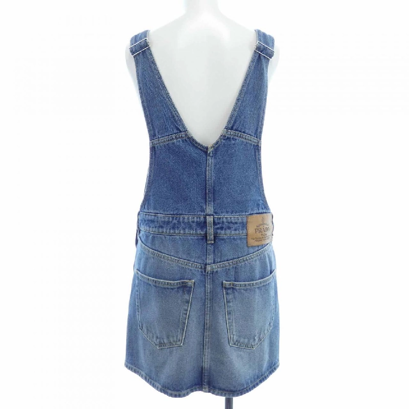 Đầm yếm denim PRADA 649242