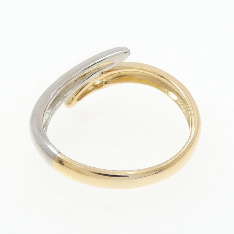 Nhẫn kim cương K18YG/PT900 0.10CT 668546