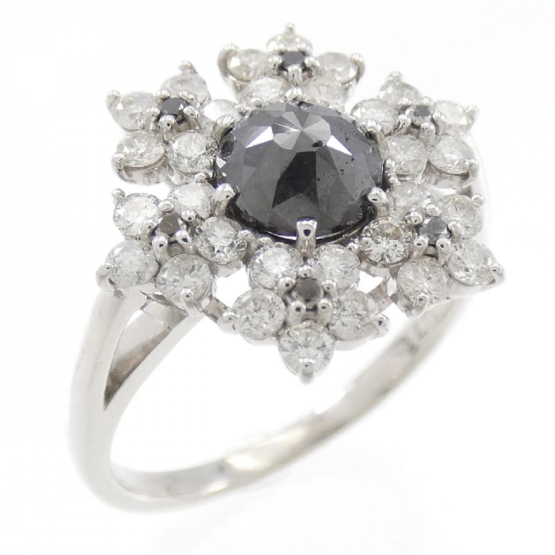 Nhẫn kim cương hoa K18WG 1.82CT 671848