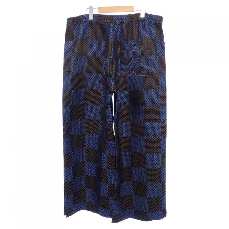 Quần pijama lụa Damier Louis Vuitton HQP76WHXQ - Hàng hiệu Authentic 890222