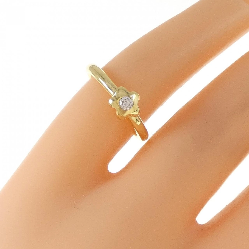 Nhẫn kim cương K18YG 0.05CT 669318