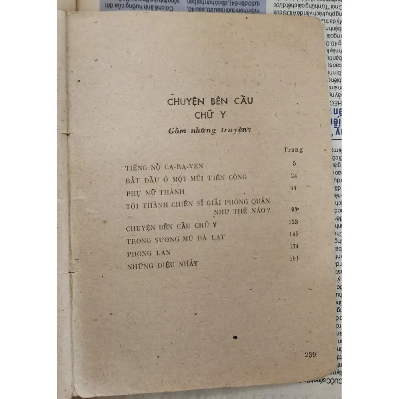 Tập truyện CHUYỆN BÊN CẦU CHỮ Y - Đại tá/nhà văn Nguyễn Văn Bổng 704194