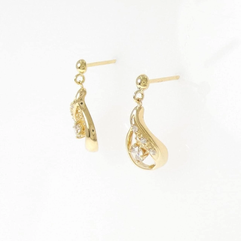 K18YG Bông tai kim cương 0.20CT - Hàng hiệu Chính hãng 870459