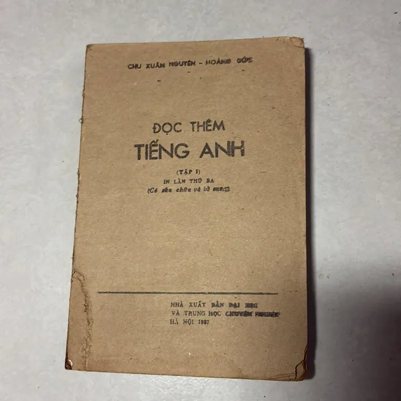 Đọc thêm Tiếng Anh (Tập 1) - 1987s / Chu Xuân Nguyên 995741