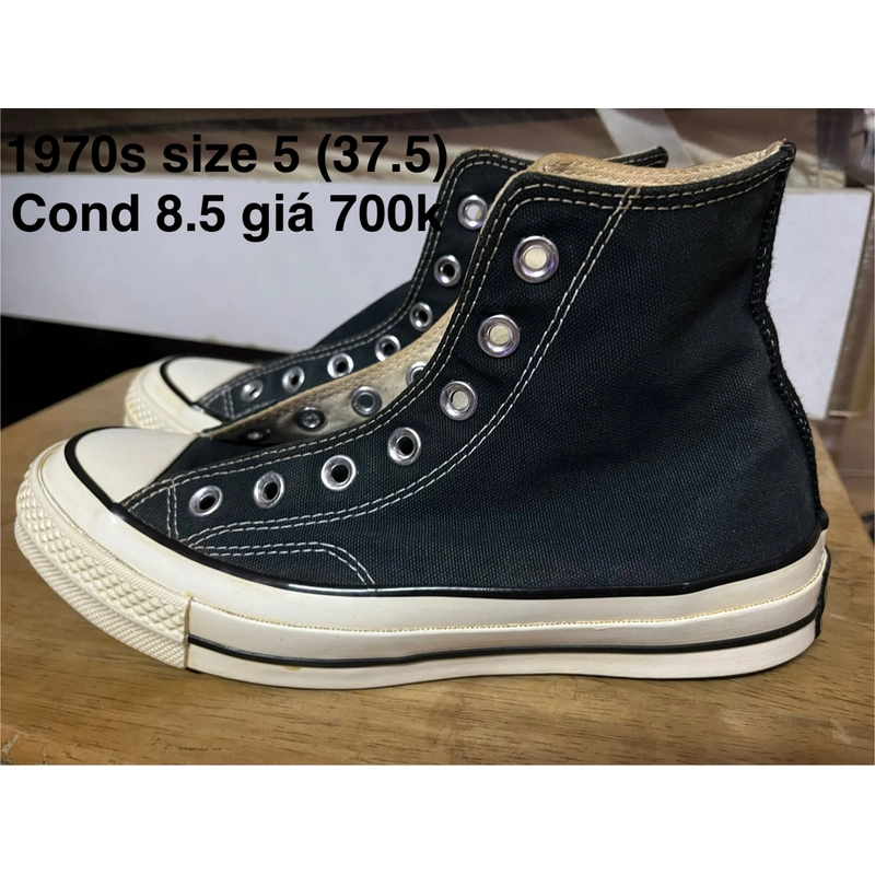 Giày chính hãng Converse 1970s đen 302618