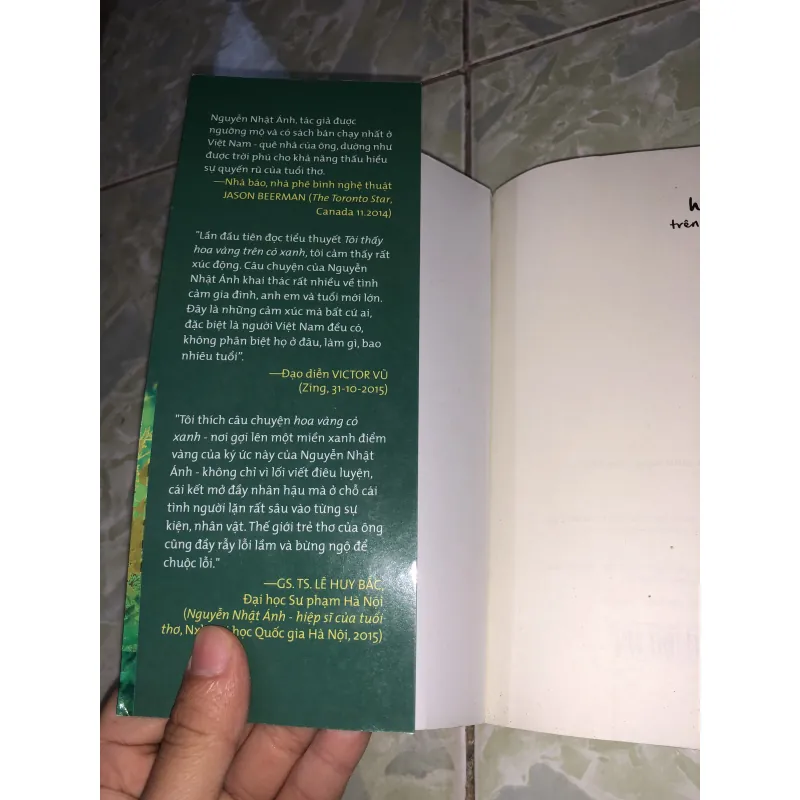 Tôi thấy hoa vàng trên cỏ xanh- Nguyễn Nhật Ánh 928135