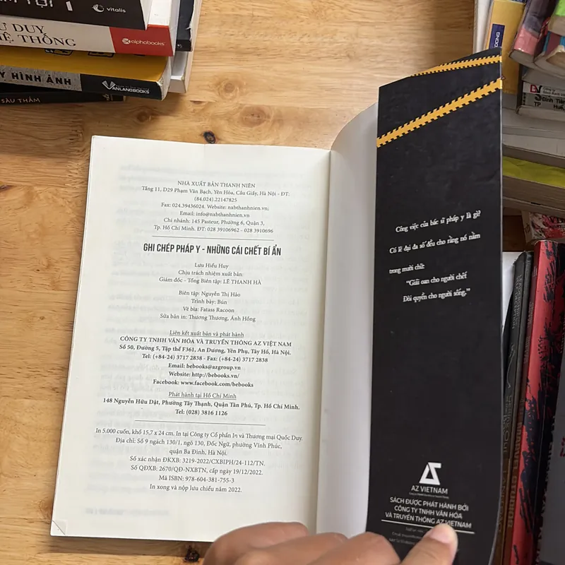 II Tựa Sách: Ghi Chép Pháp Y _ Những Cái Chết Bí Ẩn - Lưu Hiểu Huy - 2022 698410