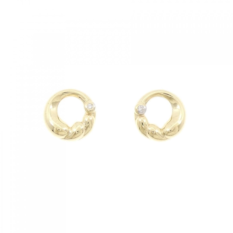 Bông tai kim cương 750YG 0.02CT - Hàng hiệu Chính hãng 873394