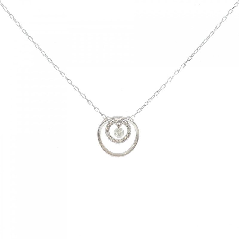 Dây chuyền kim cương K18WG 0.14CT - Hàng hiệu Chính hãng 863949