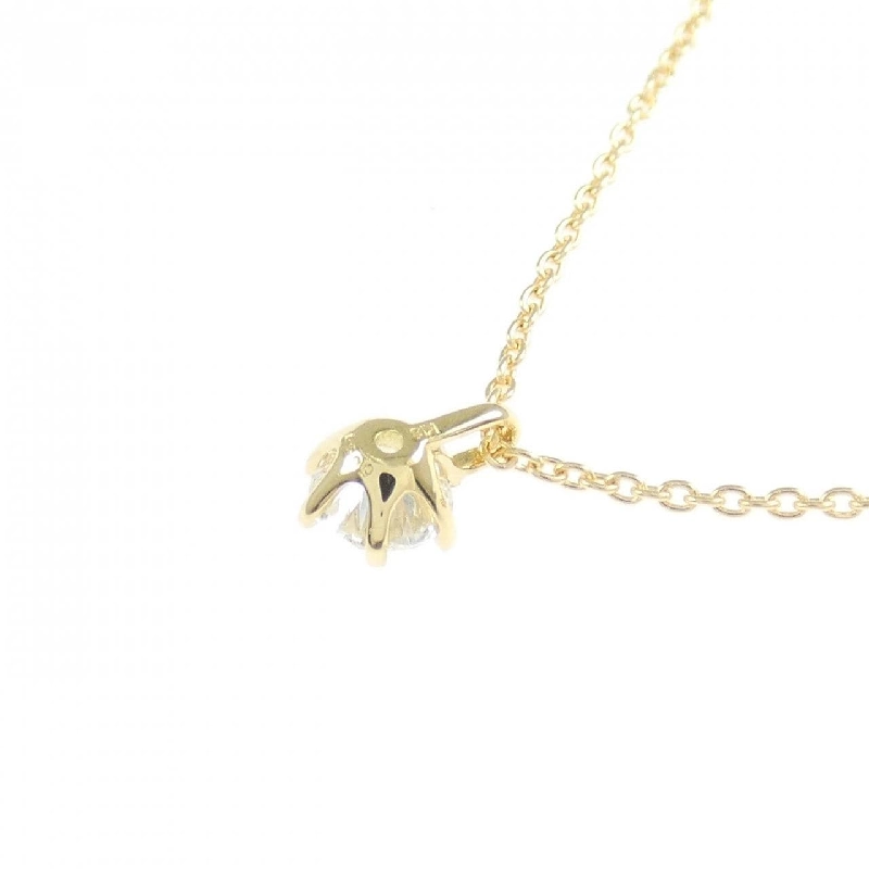 K18YG Dây chuyền kim cương 0.209CT F SI1 EXT H&C - Hàng hiệu Chính hãng 875453