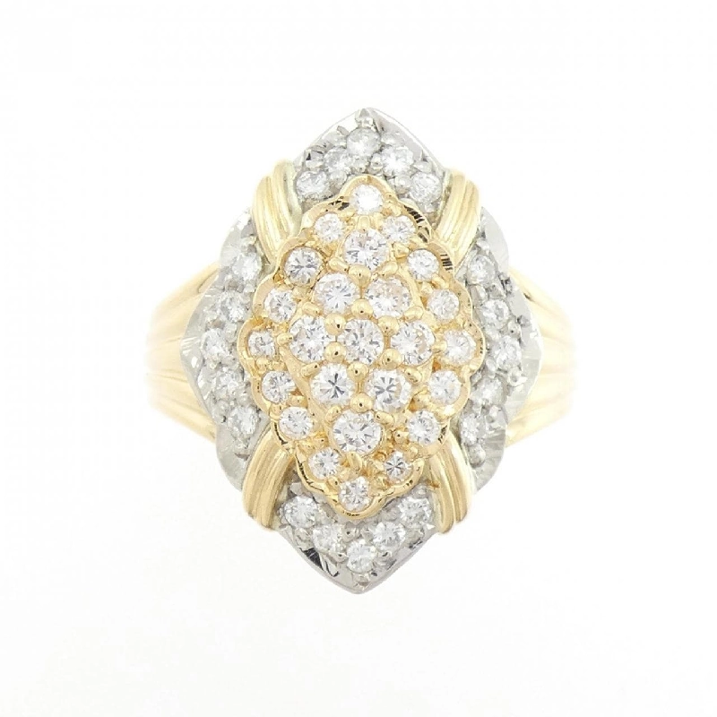 Nhẫn kim cương K18YG/PT 0.64CT - Hàng hiệu Authentic 849135