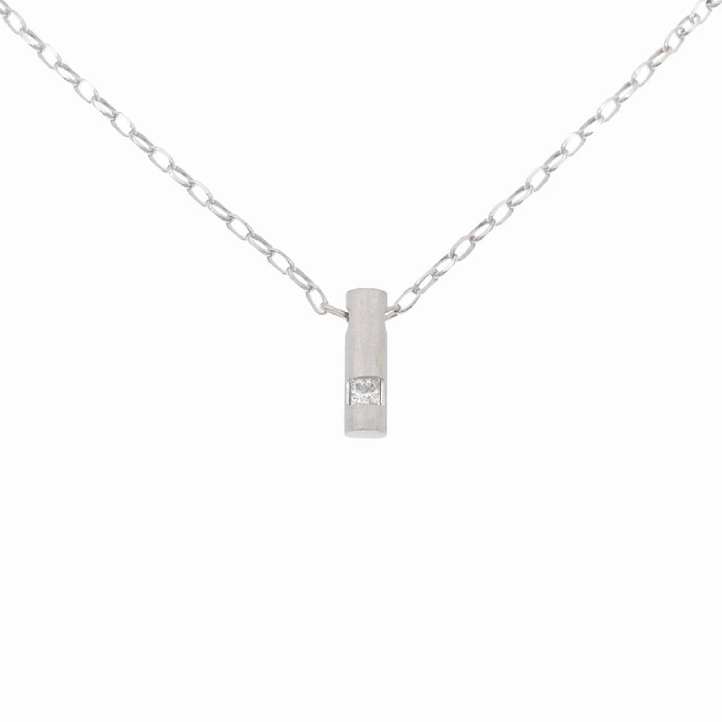 K18WG/750WG Dây chuyền kim cương 0.323CT - Hàng hiệu Chính hãng 850520