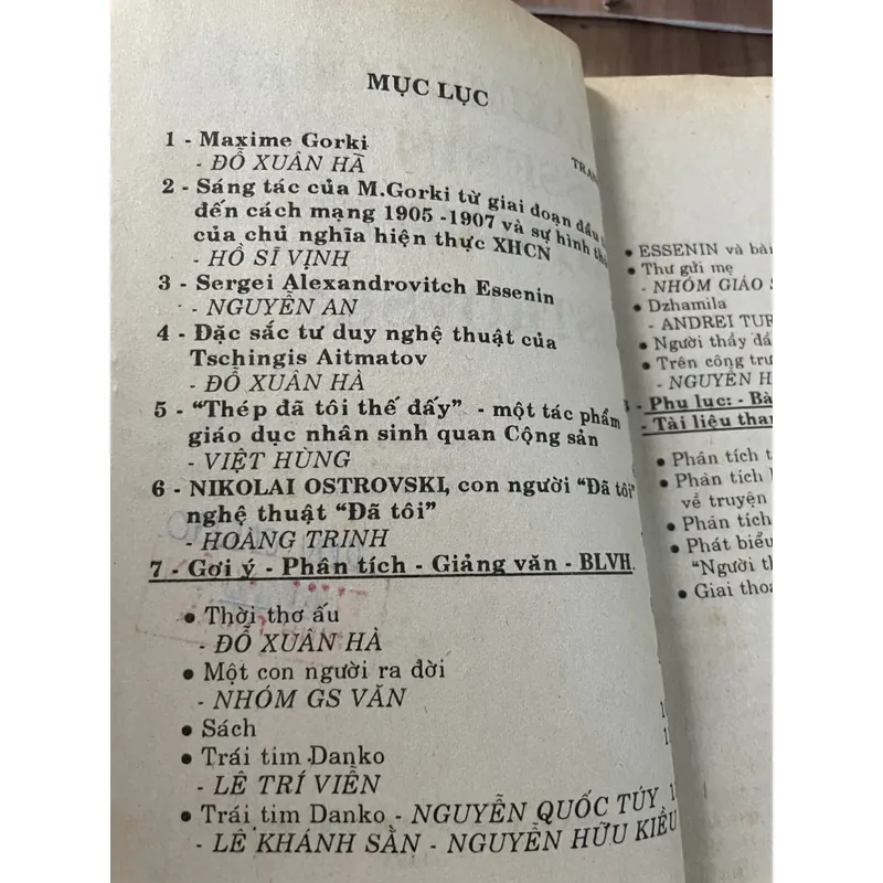 M. GORKI * ESSENIN Ts.AIMATOV * OSTROVSKI 687490