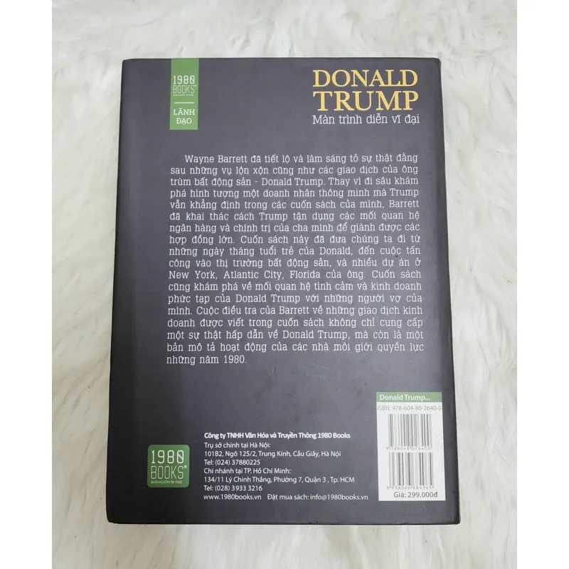 DONALD TRUMP - MÀN TRÌNH DIỄN VĨ ĐẠI (720 trang - bìa cứng, sách đẹp) 731306