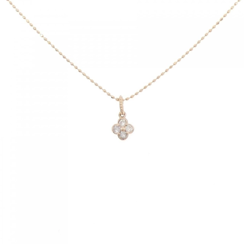 K10PG Hoa Kim Cương Dây Chuyền 0.12CT - Hàng hiệu Chính hãng 860249