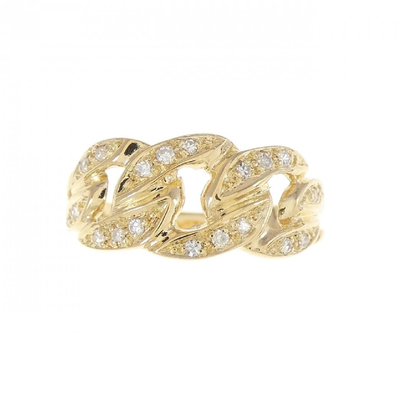 Nhẫn kim cương K18YG 0.09CT 672949