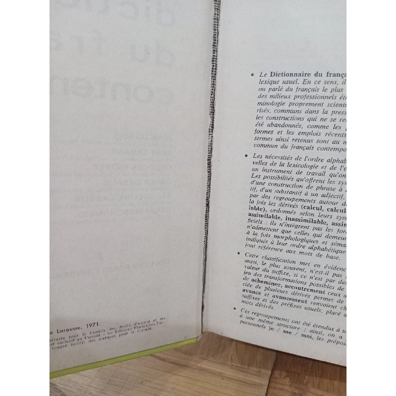 Dictionnaire du Francais contemporain 531558