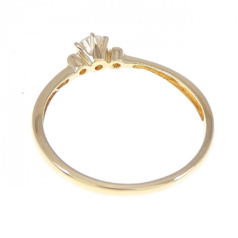 Nhẫn kim cương K18YG 0.18CT 673436
