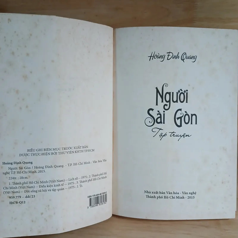 Người Sài Gòn (Tập Truyện Ngắn) - Hoàng Đình Quang 675128