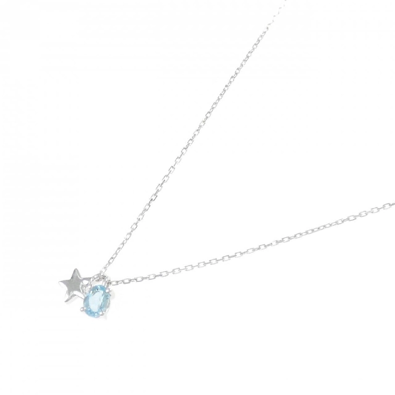 K10WG Ngôi sao Blue Topaz Dây chuyền - Hàng hiệu Chính hãng 859060