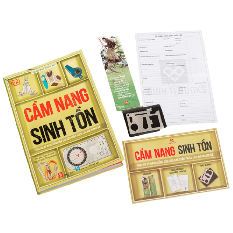 Cẩm Nang Sinh Tồn - Hơn 100 Kỹ Năng Sống Còn Cho Các Cuộc Phiêu Lưu Nơi Hoang Dã (Bìa Cứng) - DK, Colin Towell 445994