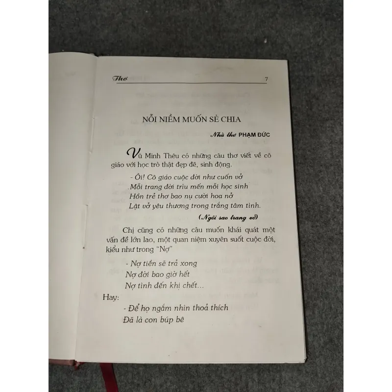 CHỌN - THƠ VŨ MINH THÊU 729595