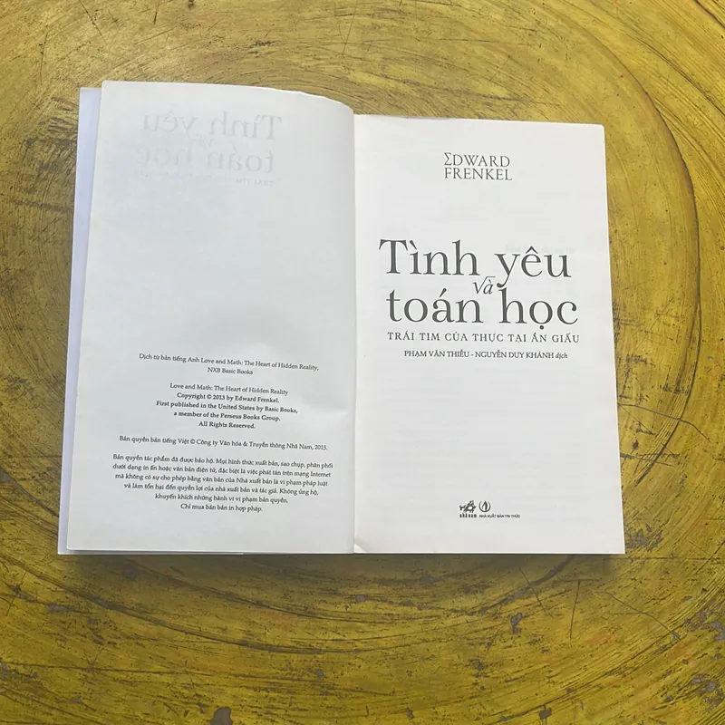 TÌNH YÊU VÀ TOÁN HỌC TRÁI TIM CỦA THỰC TẠI ẨN DẤU- FRENKEL 704047