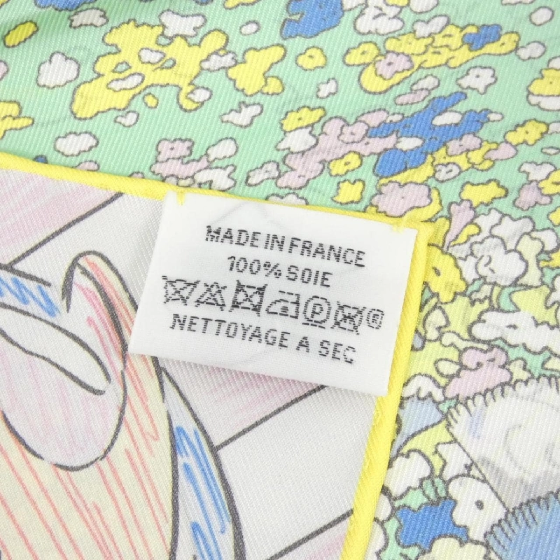 Khăn lụa hai mặt PONY PIT STOP của Hermès 625355