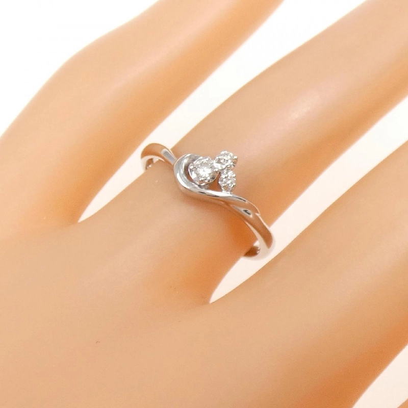 Nhẫn kim cương K10WG 0.07CT 672754