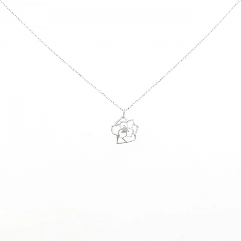 K10WG Rose Diamond Necklace 0.01CT - Hàng hiệu Authentic 863697