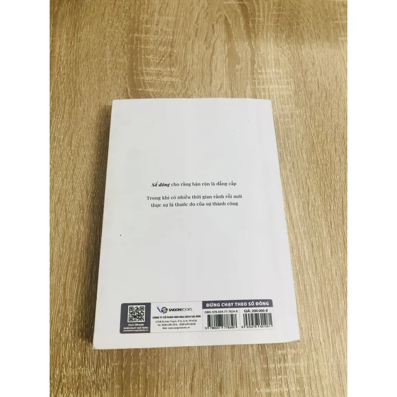 ĐỪNG CHẠY THEO SỐ ĐÔNG 1020250