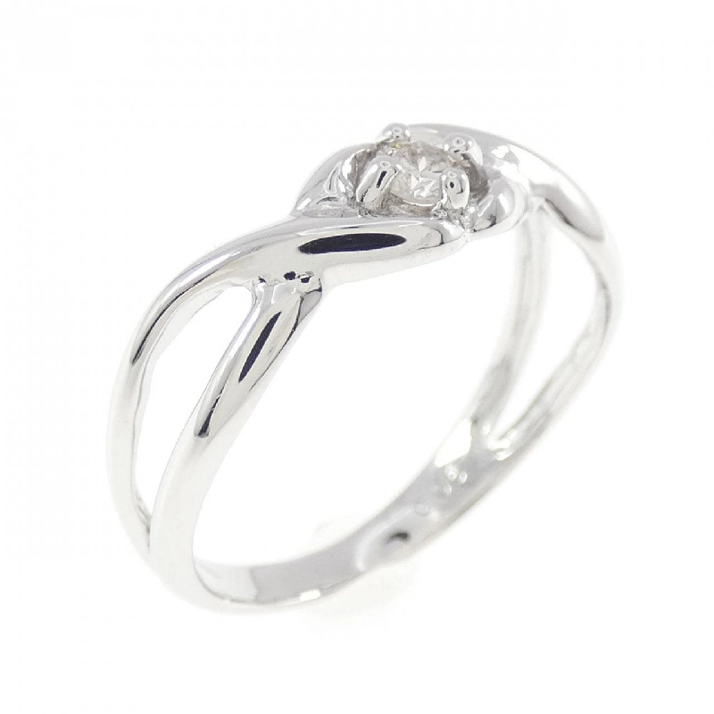 Nhẫn kim cương K18WG 0.08CT 669614