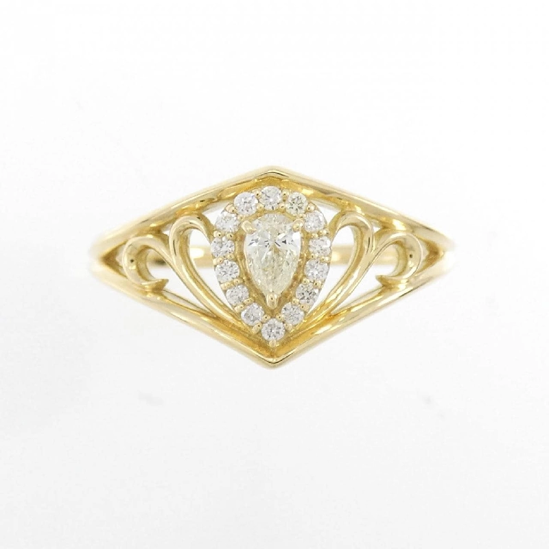 Nhẫn kim cương K18YG 0.17CT - Hàng hiệu Authentic 860219