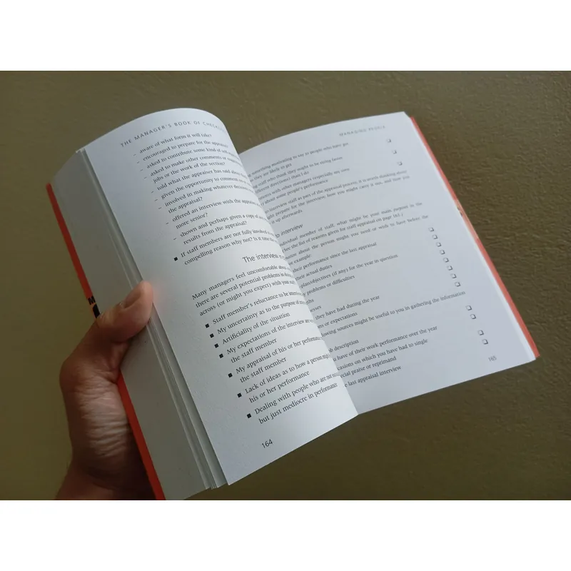 Manager's book of checklists, sách ngoại văn tiếng Anh english book  738992