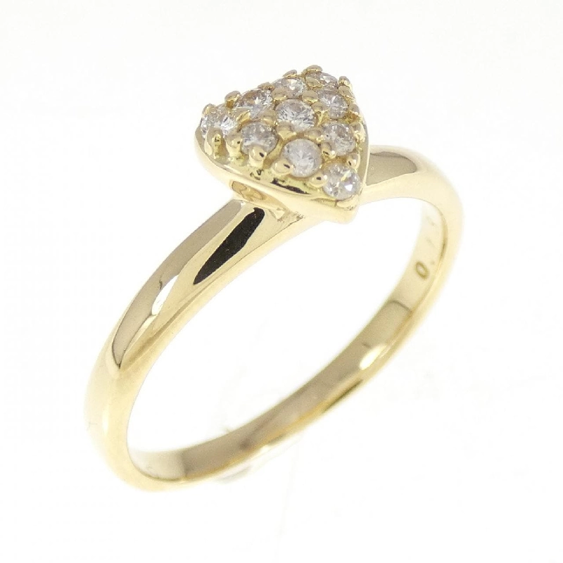 Nhẫn kim cương hình trái tim K18YG 0.13CT 670618