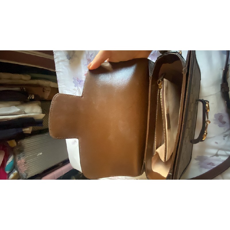 Túi Gucci Horsebit hàng real size lớn có hộp có bill 48653