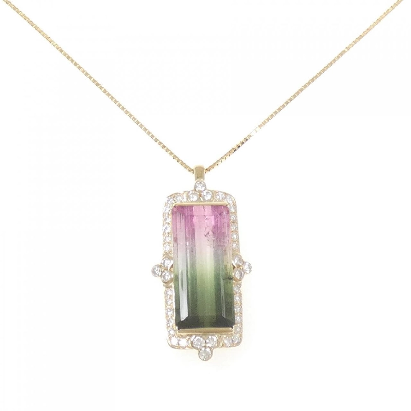 K18YG Tourmaline Necklace 20.39CT - Hàng hiệu Authentic 859512