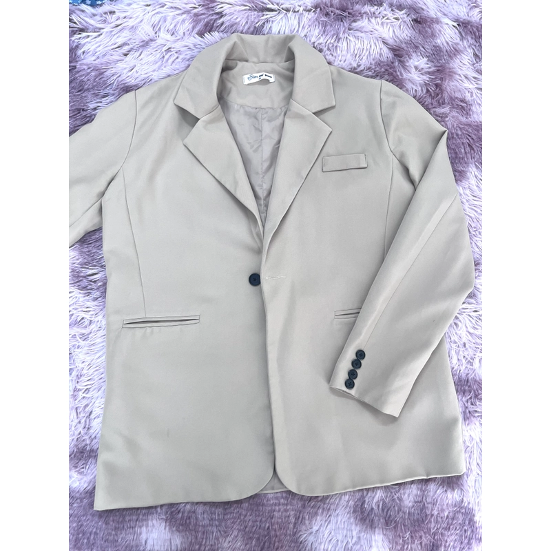 Blazer màu kem 509542