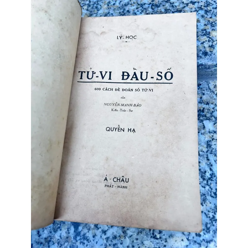 Tử vi đẩu sổ - Nguyễn Mạnh Bảo  785003
