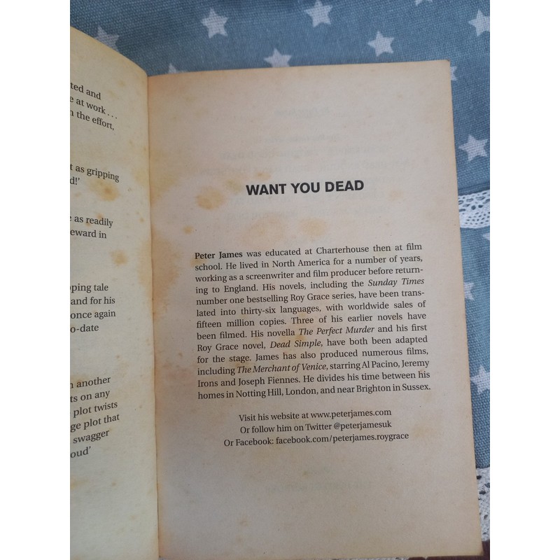 Want You Dead (Peter James) Sách ngoại văn đã qua sử dụng 93292