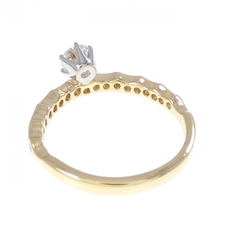 Nhẫn kim cương K18YG/K18WG 0.328CT E VS2 3EXT - Hàng hiệu Chính hãng 879236